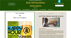 Desktop Screenshot of parkhillyonkers.org